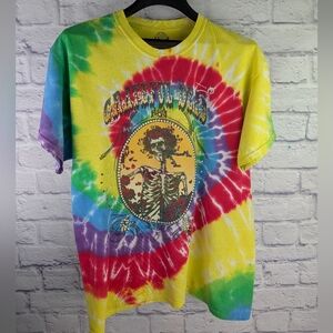 Grateful Dead Tie Dye Ripple Junction Cotton T Shirt L